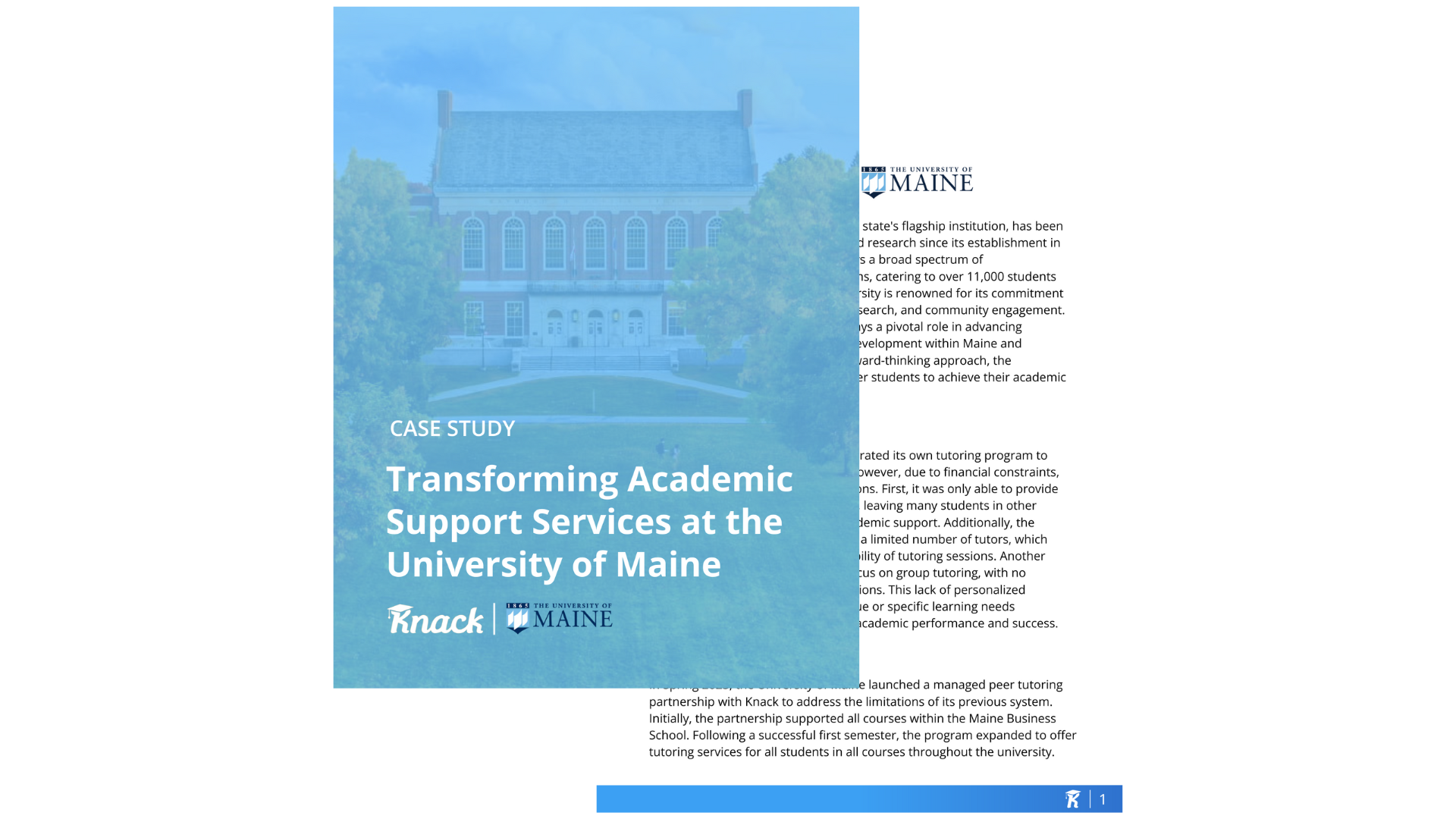 UMaine Case Study Preview